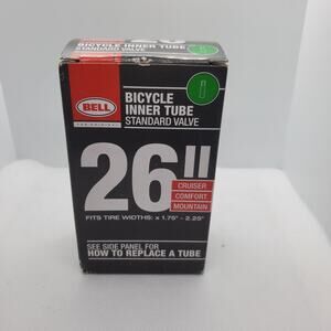 Bell Bicycle Inner Tube 26" Standard Valve Fits 1.75"-2.25" Schrader Bike Tube